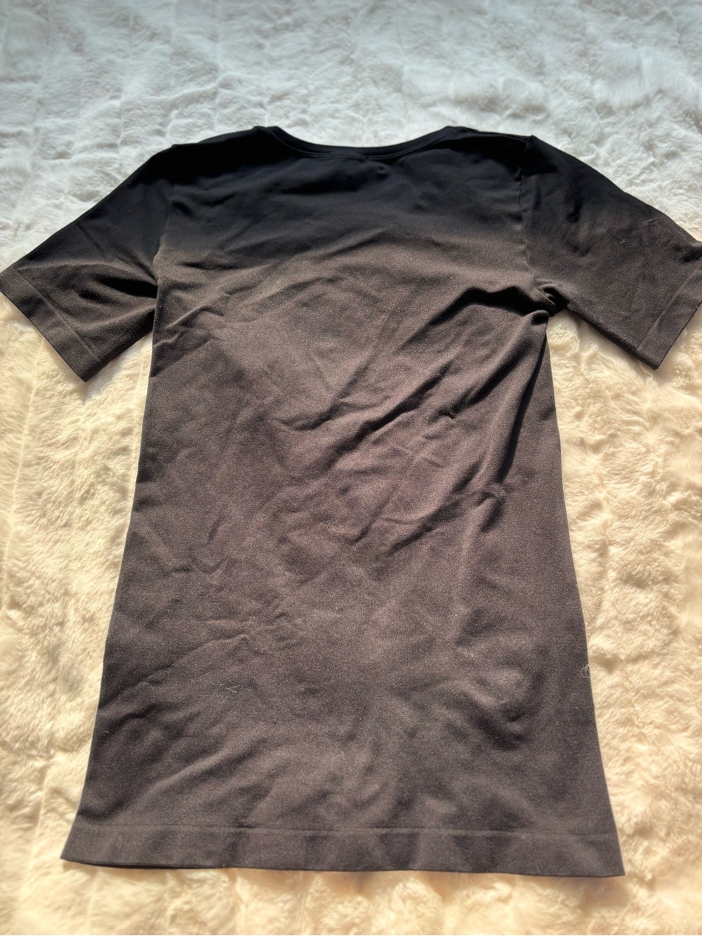 Classic Black Short Sleeve T-Shirt Dress